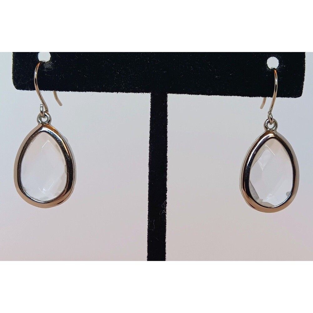 Chloe & Isabel Minaret Crystal Petite Teardrop Earrings 1.25 in with Dustbag